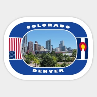 Colorado, Denver City, USA Sticker